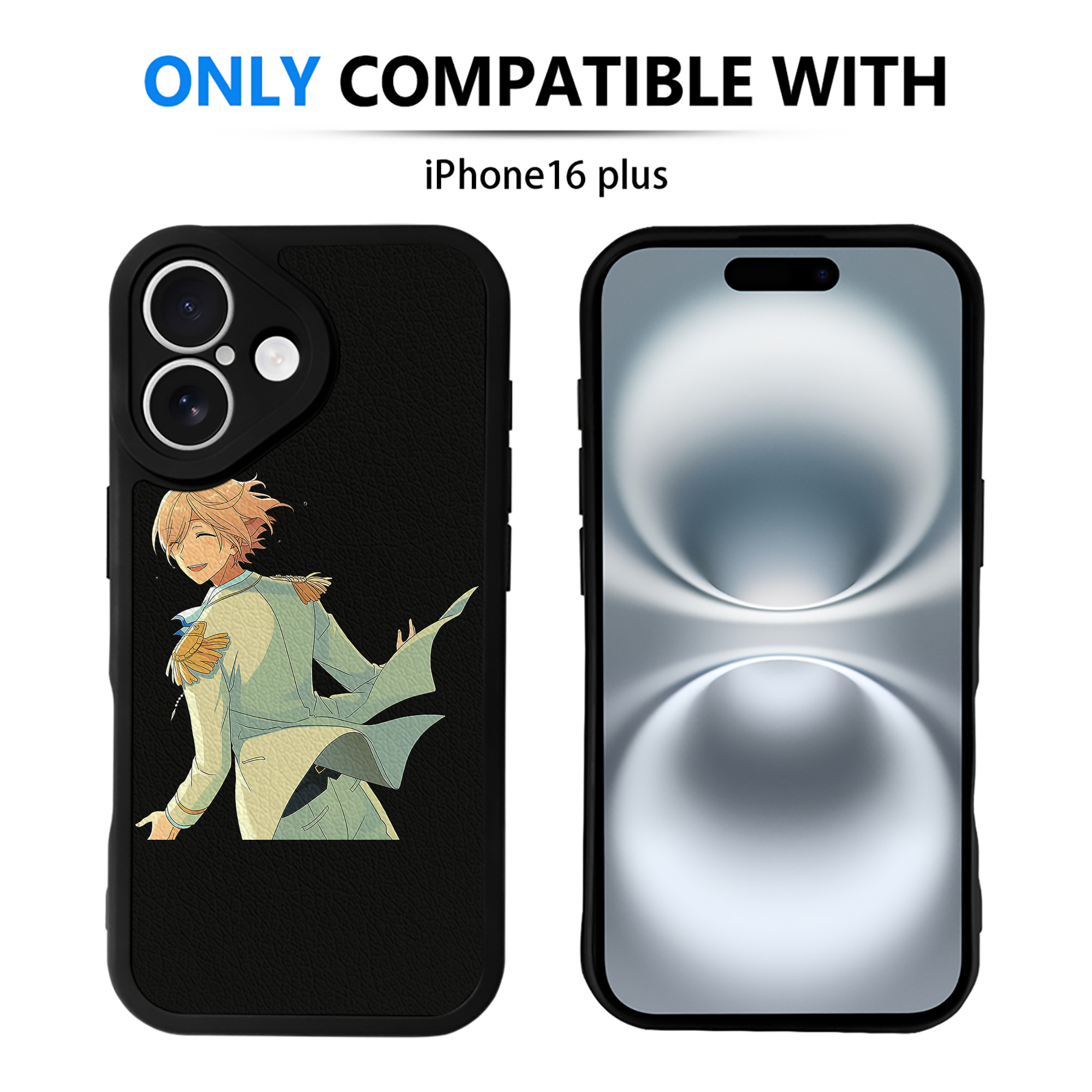 （画像用） あんさんぶるスターズ! Ensemble Stars 【iPhone 16シリーズ対応】シリコンスマホケース（レザー調） 材質：シリコン